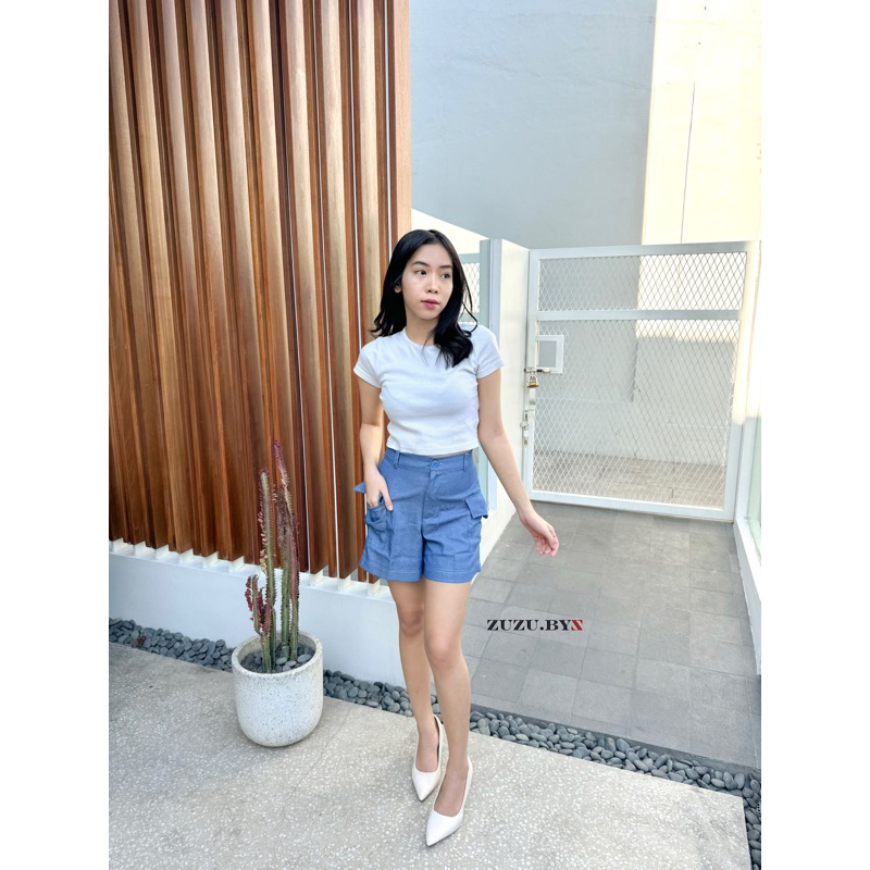 ANNA PANTS by zuzu.byz /short pants/cargo pants/short pants cargo/highwaist cargo/highwaist short pa