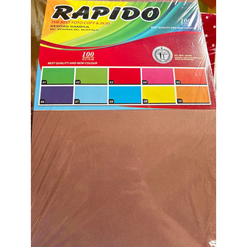 

kerats buffalo warna coklat uk 21,5x33cm isi 100 lembar harga 20 lembar