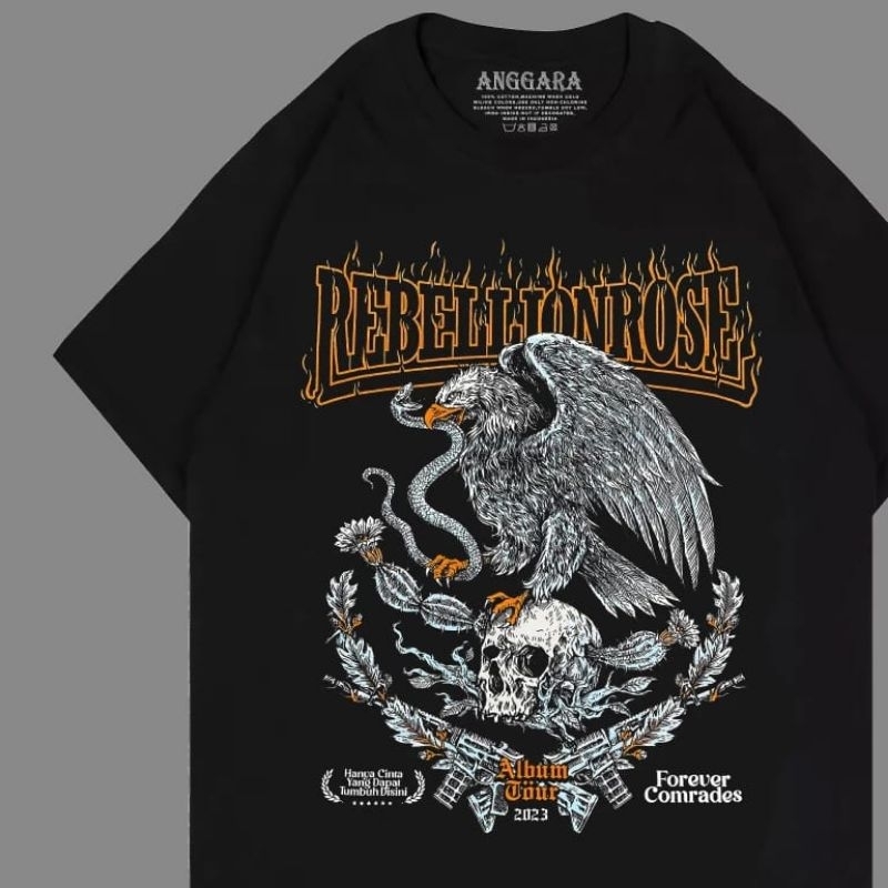T-SHIRT REBELLION ROSE OFFICIAL MERCHANDISE