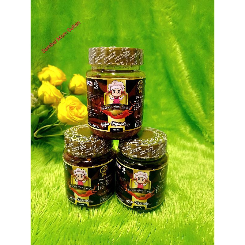 

Paket Sambal ( 3 varian ) by Sambal Mom Sultan 180 gr