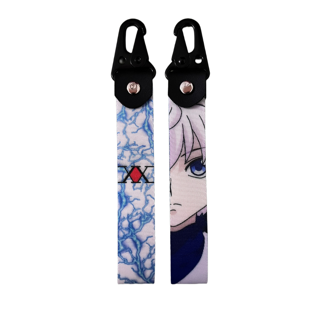 keychain anime hunter x hunter killua zoldyck - keychain webbing anime