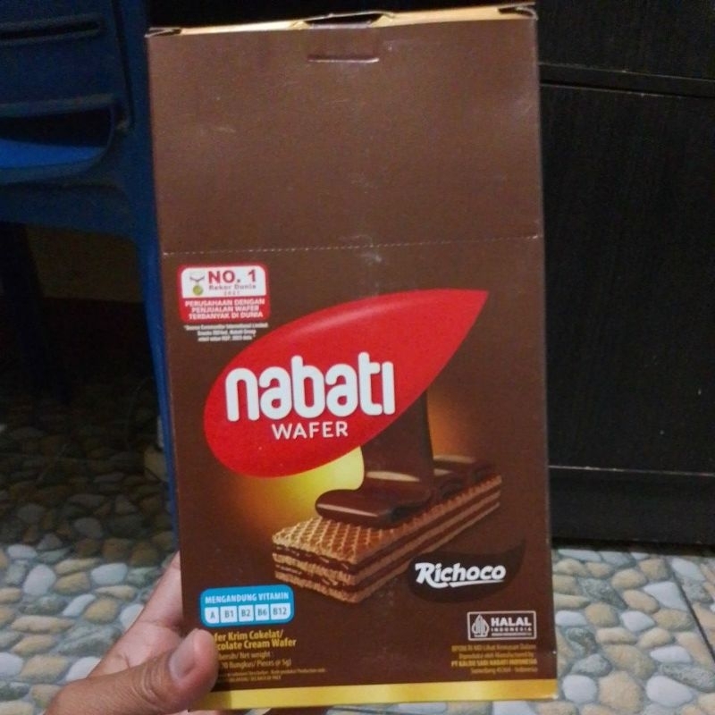 

WAFER NABATI (rasa coklat)