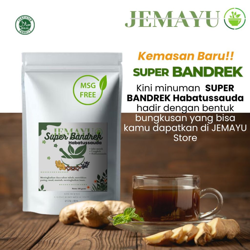 

Super Bandrek Habbatussauda Gula Aren Bubuk 250 Gram