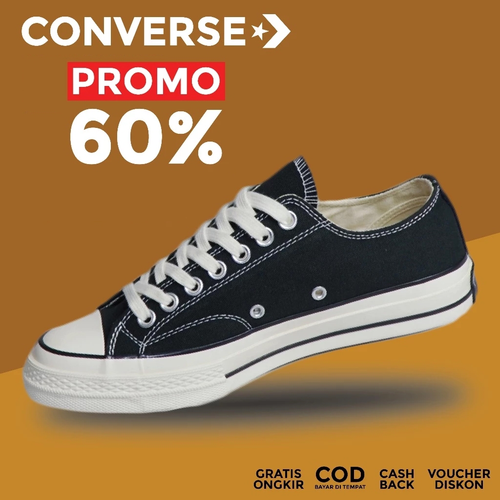 sepatu sneakers converse all star hitam putih sepatu sekolah wanita pria