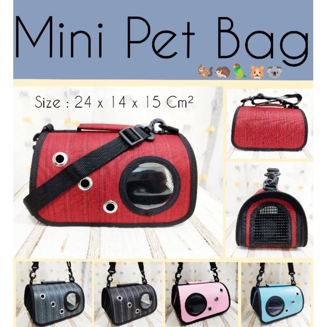 Banyak Stock Travel Pouch Bag  Tas Hewan Minimalis  Tas Landak Mini