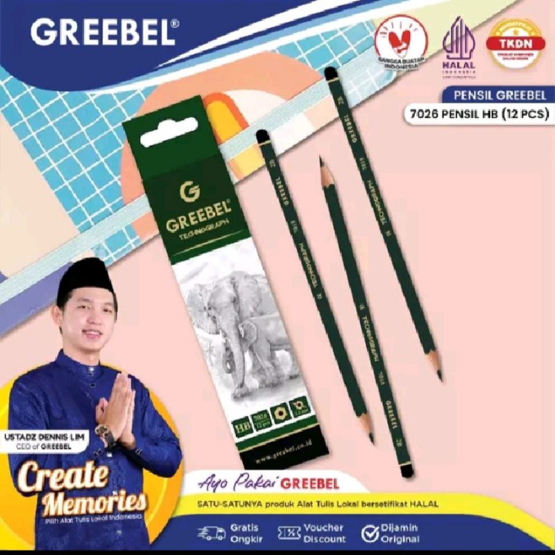

GREEBEL PENSIL HB HEXAGONAL (7026)