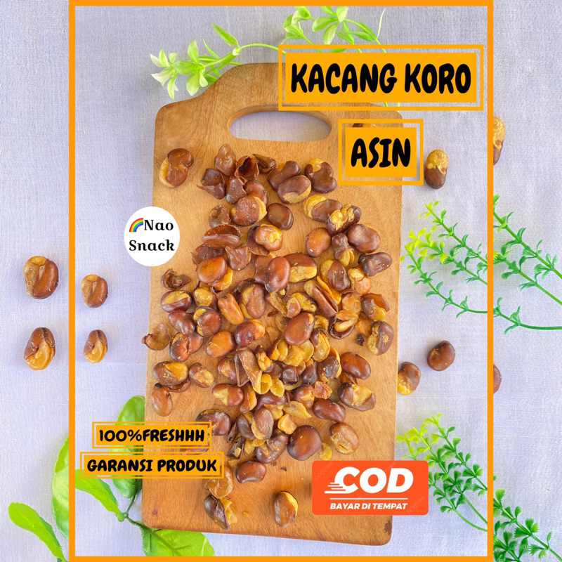 

KACANG KORO ASIN 250GR / KERIPIK KACANG KORO