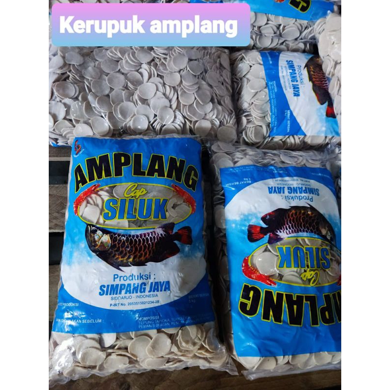 

Kerupuk amplang mentah