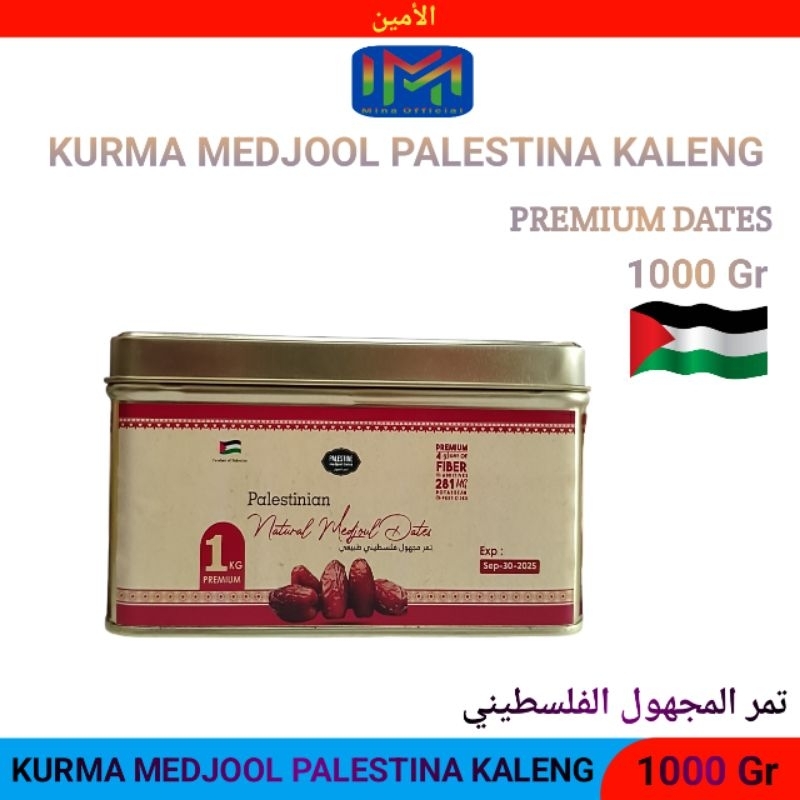 

Kurma Medjool Palestine Premium 1 Kg Kaleng Kotak