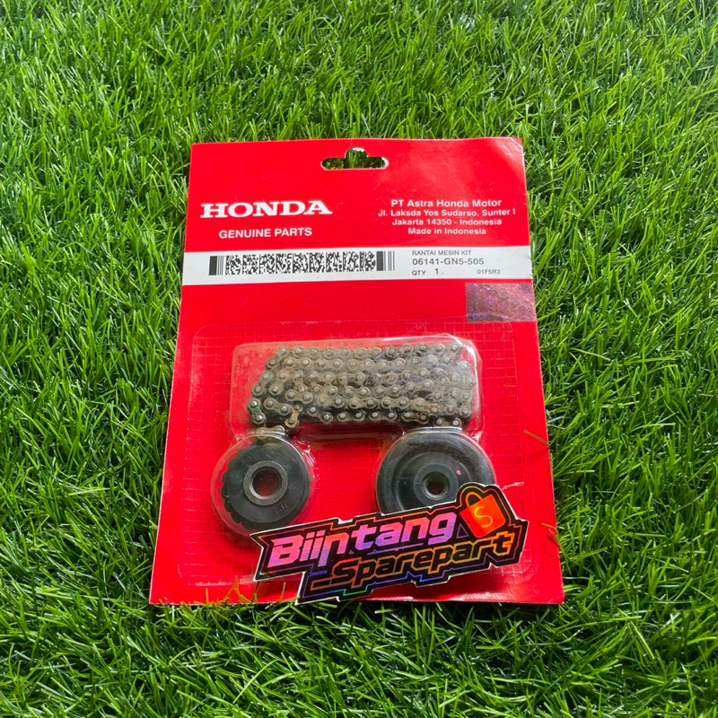 ORI-RANTAI KETENG SATU SET GN5 ASLI ORIGINAL HONDA - GRAND- SUPRA LAMA- SUPRA X- PRIMA
