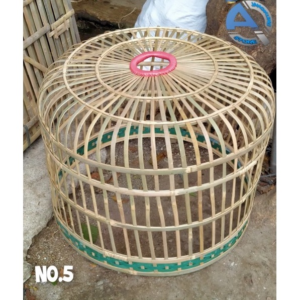 Murah Luar Biasa Kandang KURUNGAN ayam bambu No5 model datar kandang umbaran TERMURAH
