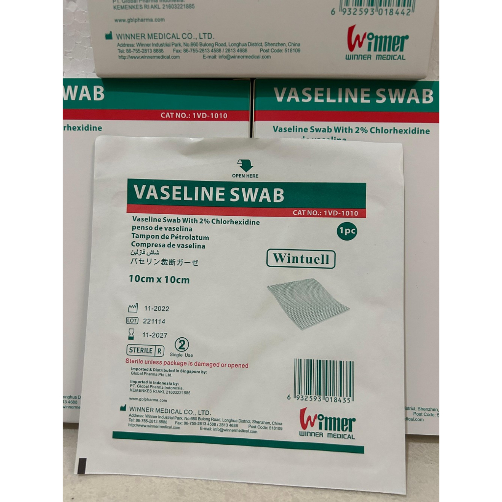 WINNER MEDICAL Vaseline Swab Wintuell