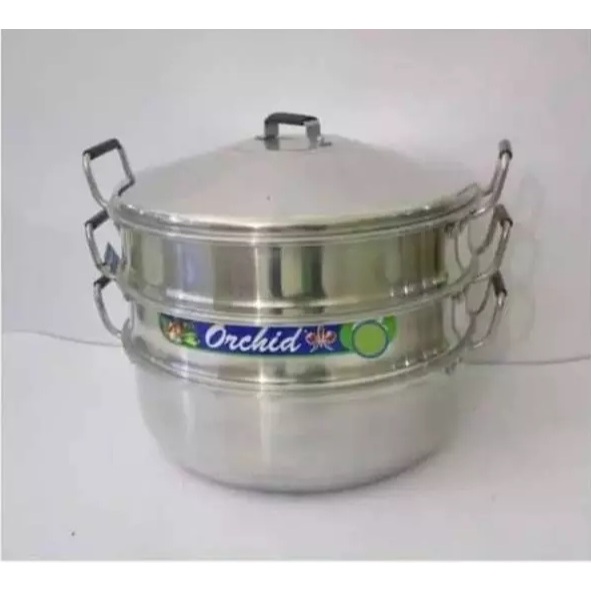 Kalakat / Steamer / langseng / Panci Kukus Orchid 33cm / PANCI KALAKAT KUKUSAN STEAMER ORCHID 33 CM 