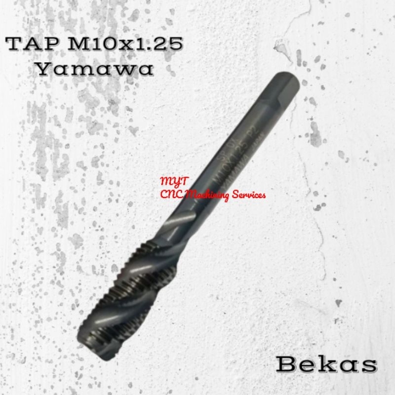 Tap Spiral Yamawa M10×1.25 Tap Mesin Tap SP m10 × 1.25 hss yamawa bekas mulus