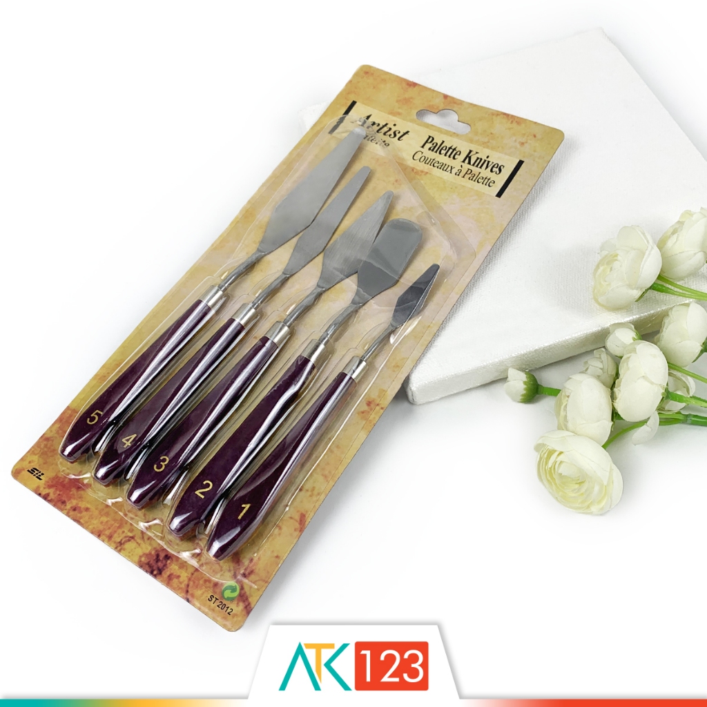 

Pisau / Spatula Lukis / Palet / Tanah Liat / Dekorasi Kue / Artist Painting / Mixing Palette / Clay