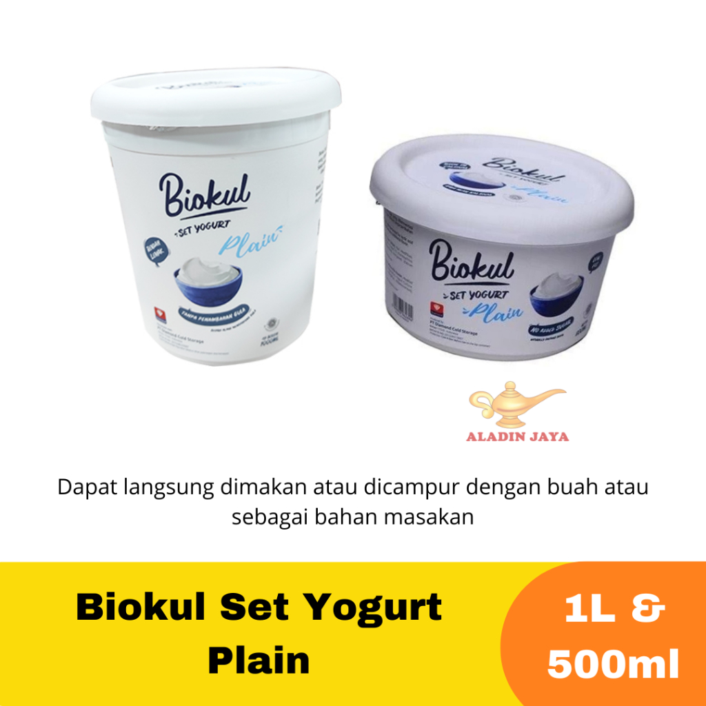 

Biokul Set Yoghurt Plain 1L & 500ml