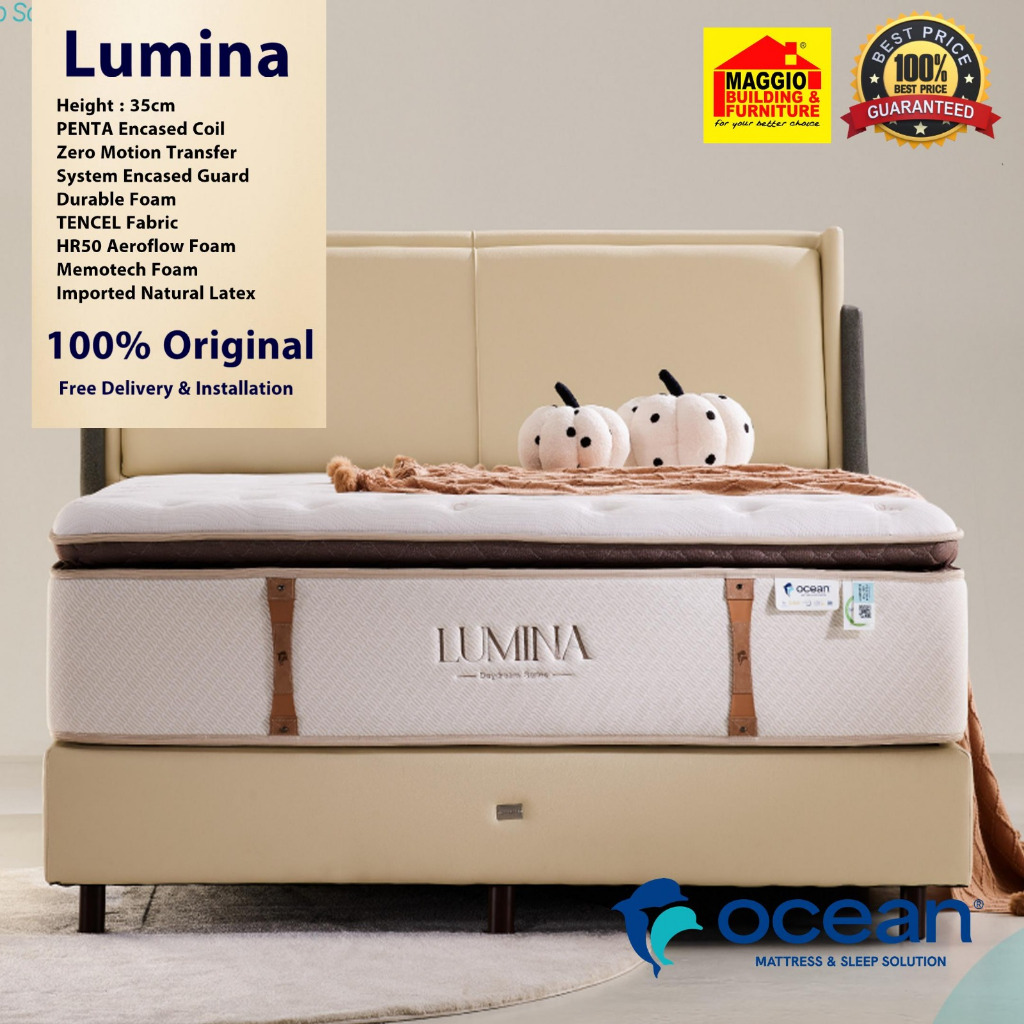KASUR SPRINGBED OCEAN - KASUR OCEAN - LUMINA - OCEAN SPRINGBED