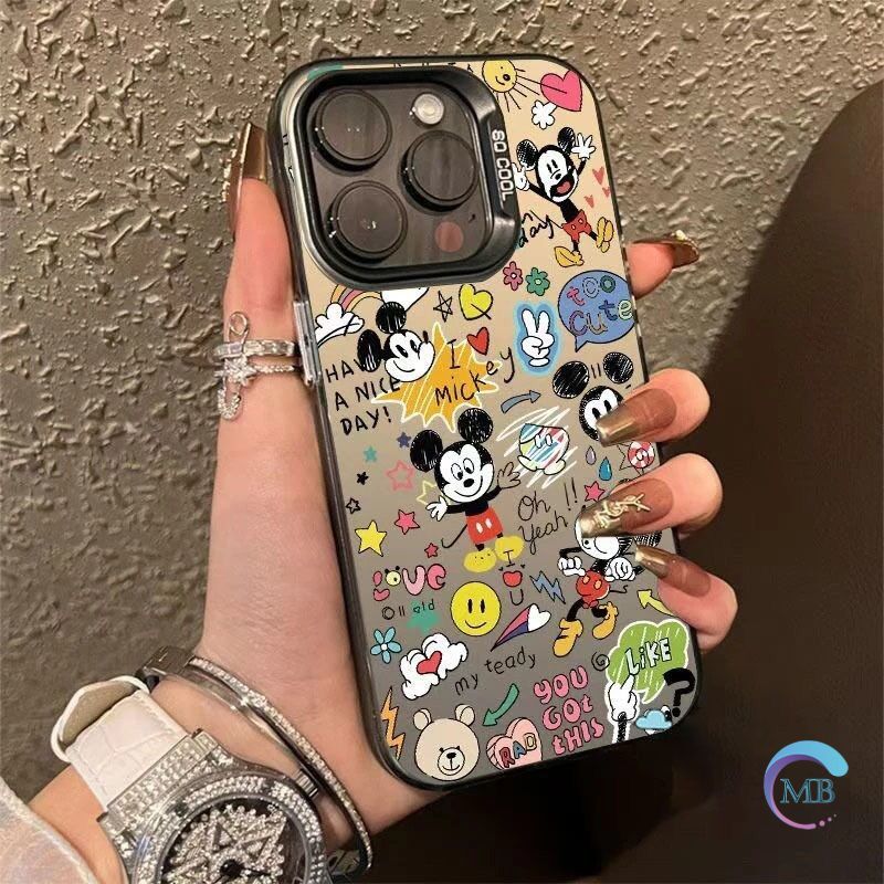 SS963 Premium Matte Hard Casing Hp Minnie And Minnie Mouse Compatible For VIVO Y02 Y03 Y04 Y12 Y15S 