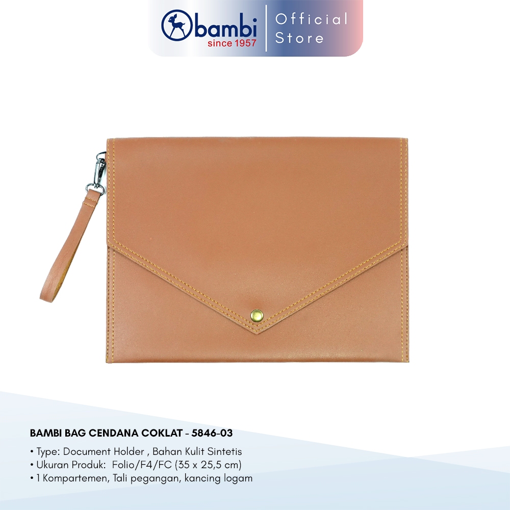 

Bambi Tas Dokumen Folio Edisi Document Holder Tipe Cendana Original