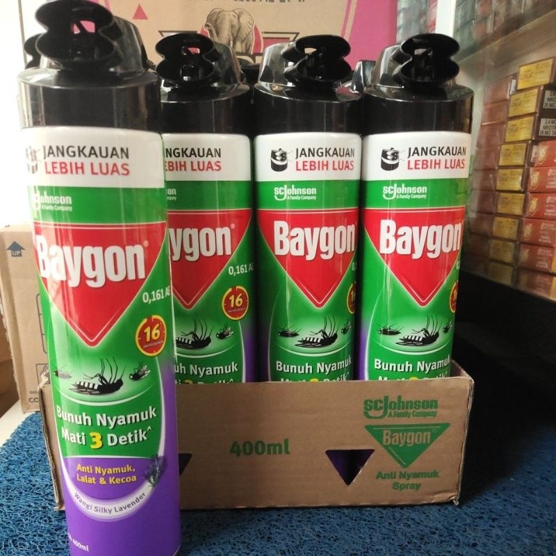 BAYGON Semprot Anti nyamuk, lalat , & kecoa @400ml