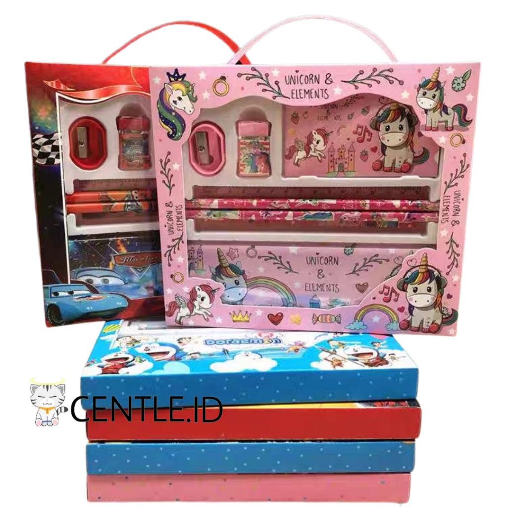 

CENTLE.ID PAKET ALAT TULIS 7IN1 YOYO 8002A ISI KOTAK PENSIL|2 PENSIL|RAUTAN|PENGHAPUS|PENGGARIS|NOTEBOOK
