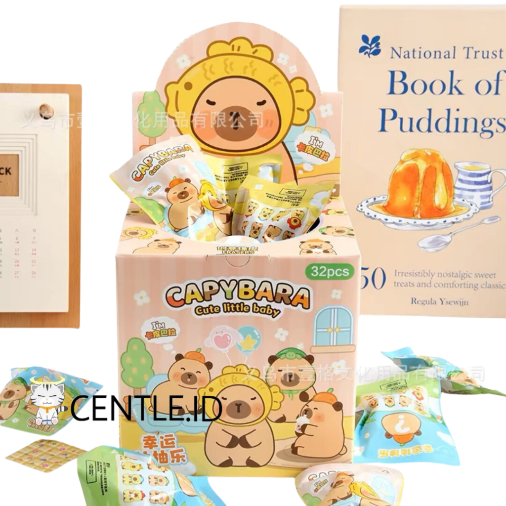 

CENTLE.ID PENGHAPUS KARAKTER MISTERY BAG CAPYBARA ER-1470 BLIND BOX ERASER CUTE PENGHAPUS MURAH