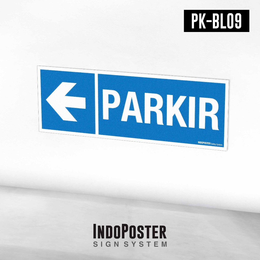 

Stiker Safety Sign Rambu K3 Jalur Arah Parkir