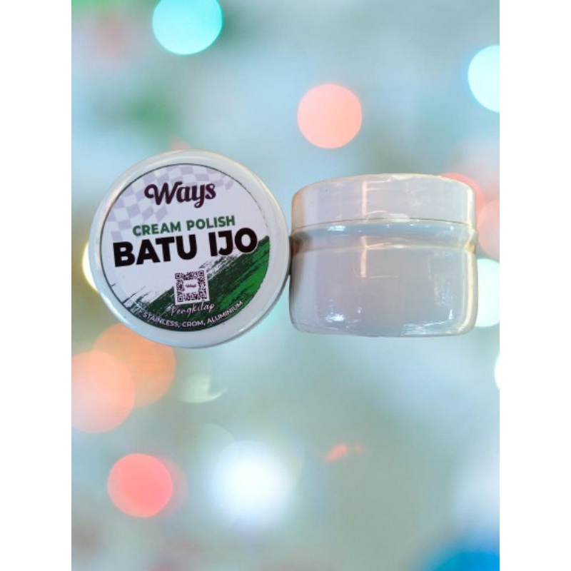 WAYS Batu Ijo Cream Polish WAYS Krim Batu Hijau Poles Metal Polish