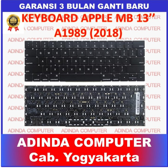 Keyboard Apple Macbook Pro Retina 13 Inch A1989 (2018)