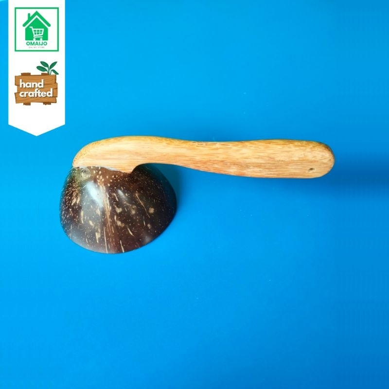 Centong Nasi Padang/Cetakan Nasi Batok Kelapa/Centong Kayu Kelapa