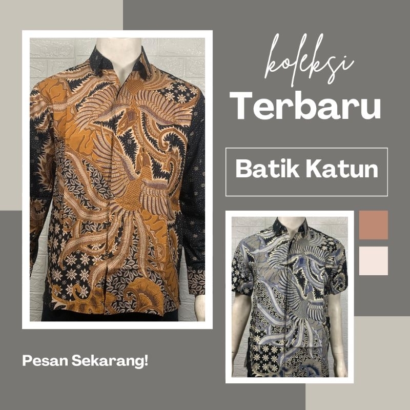 BATIK PRIA KATUN HALMAN PREMIUM 8378