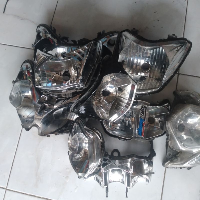 SEGALA REVLEKTOR REFLEKTOR MOTOR HONDA RUSAK RUMAH BOHLAMNYA BUAT BAHAN PROJI BILED BEKAS ORI COPOTA