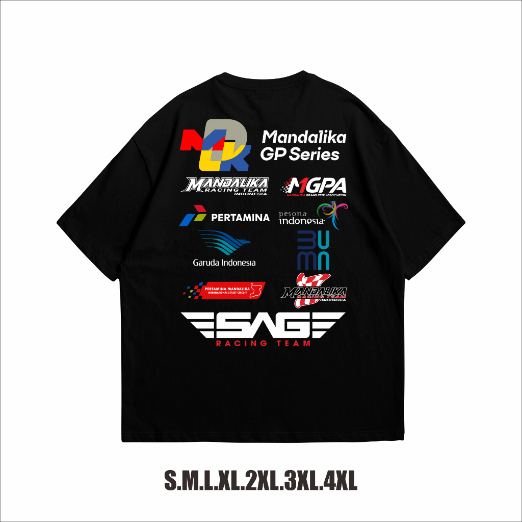 KAOS BAJU TSHIRT MANDALIKA MOTOGP CIRCUIT MANDALIKA INTERNATIONAL CIRCUIT MOTOGP KAOS DISTRO PRIA WA