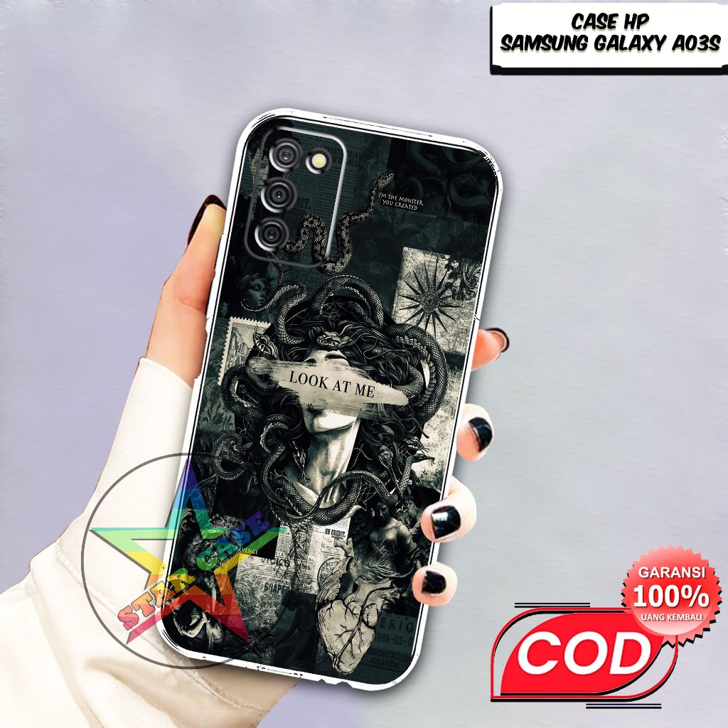 Case SAMSUNG A03s TERBARU Motif [COLAB] Terlaris Casing SAMSUNG A03S Terbaru Softcase Clear Protecte