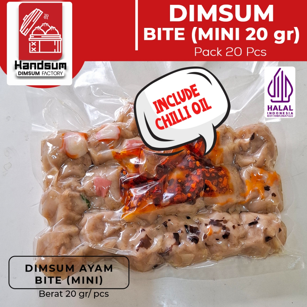 

Dimsum Bite Frozen Handsum isi 25 pcs