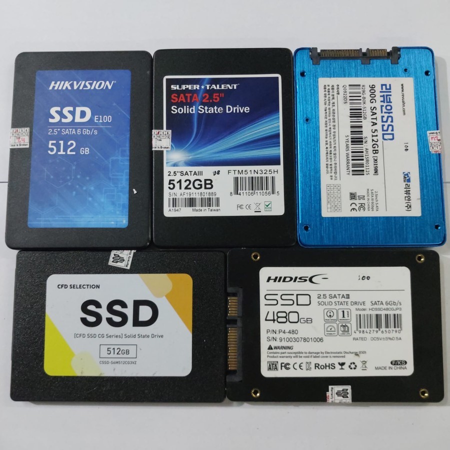 SSD 512Gb 2,5inch Sata 3 murah ssd 512gb sata III second copotan