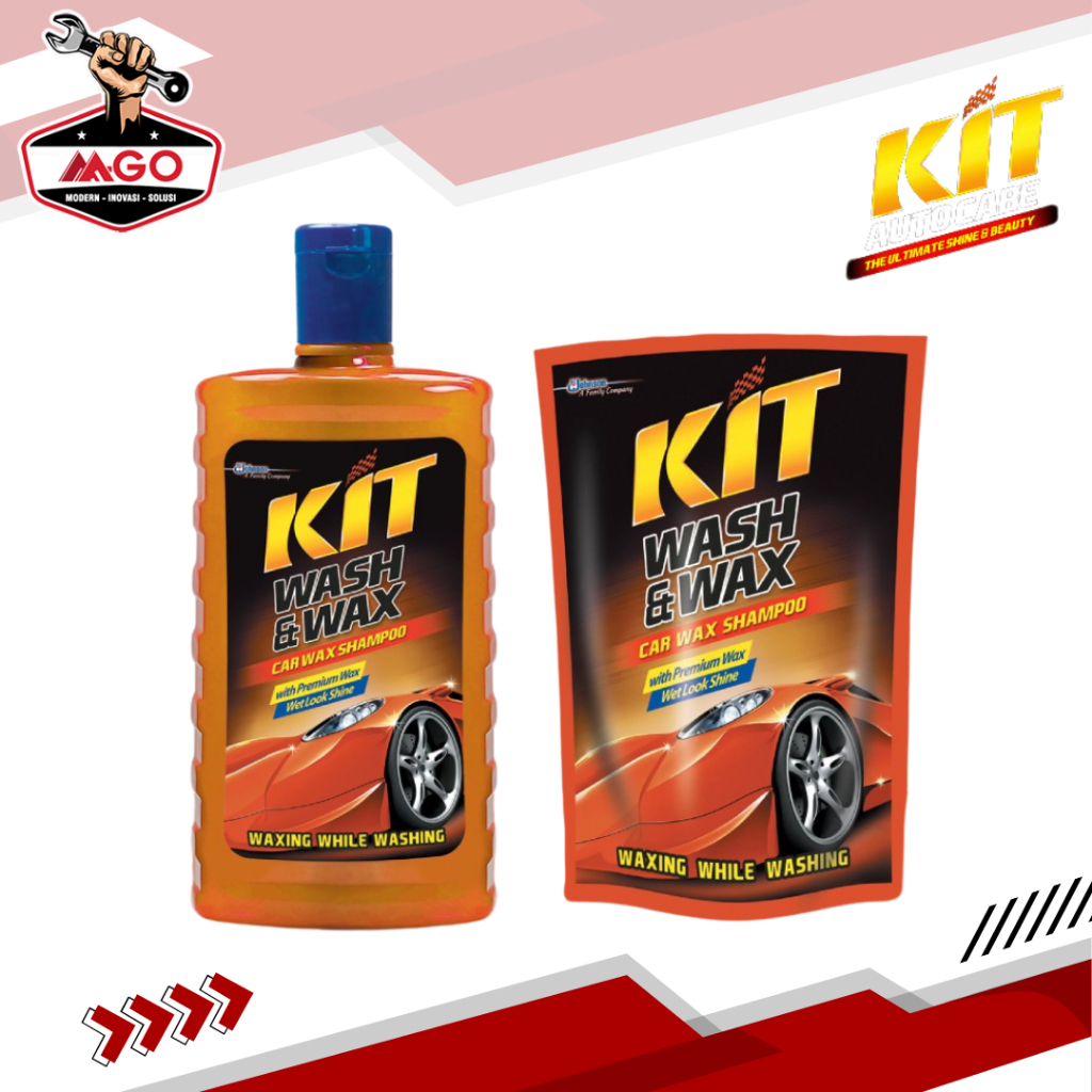 KIT Wash & Wax / Shampo Mobil / Sabun Cuci Mobil