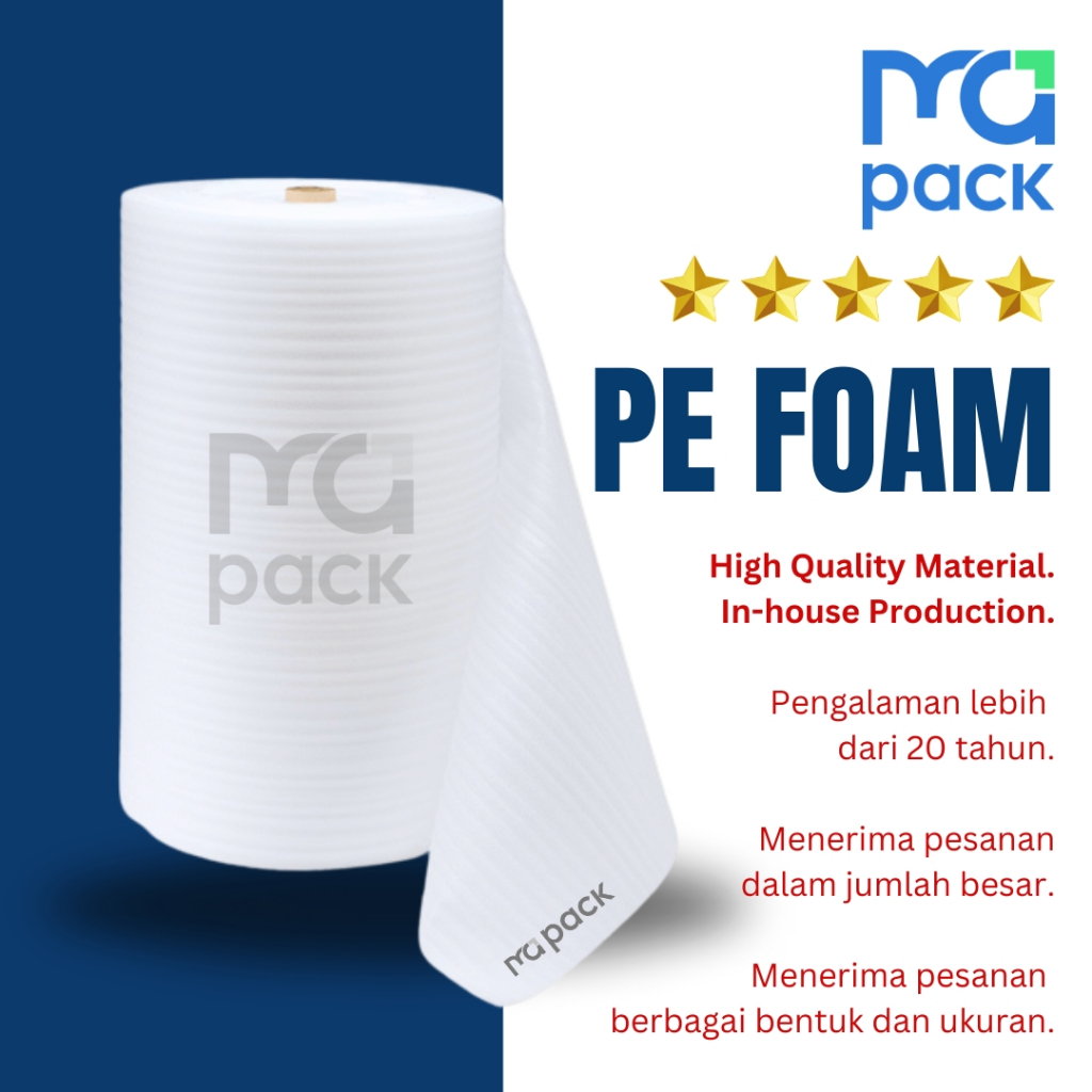 

PE Foam Roll - Tebal 2mm x Lebar 30cm