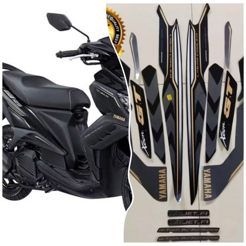 Striping Stiker Motor Yamaha Xeon gt 125 2015