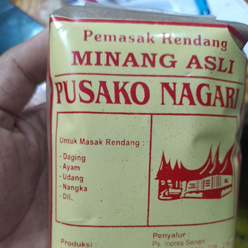 

Bumbu Rendang / Pemasak Rendang Minang Asli Pusako Nagari 250gr