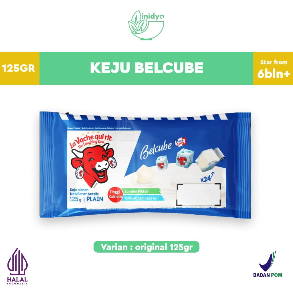 

Keju Belcube THE LAUGHING CAW 125gr dan 78gr | Keju Mpasi Bayi | Baby Cheese Plain | Cream Cheese | Keju Belcube Bayi Penambah Nafsu Makan Penambah Berat Badan Bayi Keju Bebybell