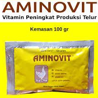 Obat Vitamin Ayam Petelur Aminovit 100 gr Medion