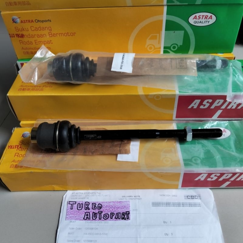 LONG TIE ROD RACK END ISUZU PANTHER 2.3/PANTHER 2.5 MEREK ASPIRA ORIGINAL 100%