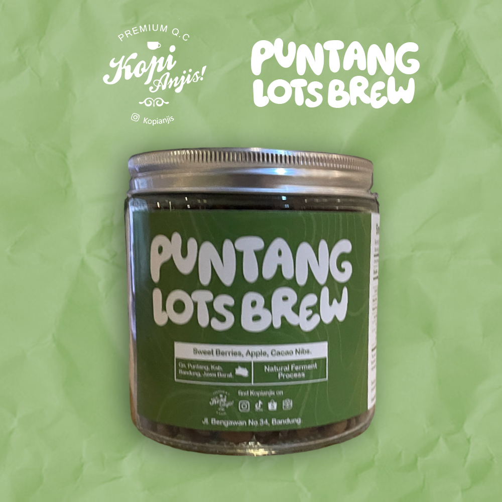 

ASLII Kopi Anjis-Biji Kopi Arabika Puntang Lots Brew 200 Gram - Specialty Roast Beans (Puntang