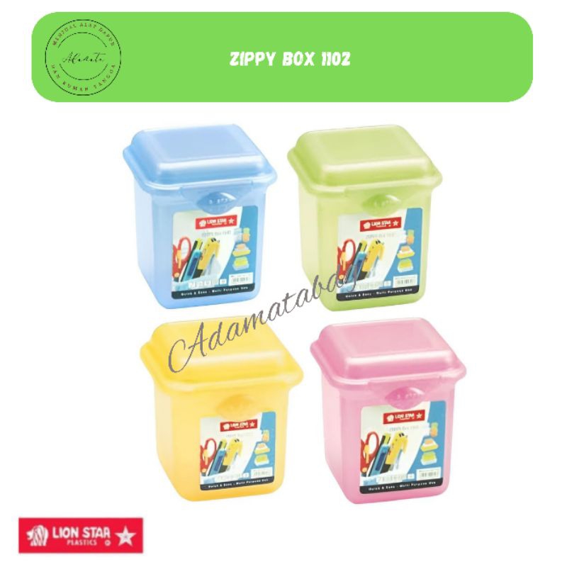 

Kotak Pensil Kotak ATK Penghapus Zippy Box ZB-2 Lion Star