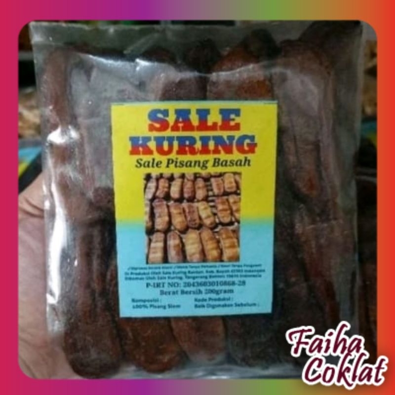 

Snack Sale Pisang Basah 500gr Sale Kuring Sale Pisang Faiha Coklat