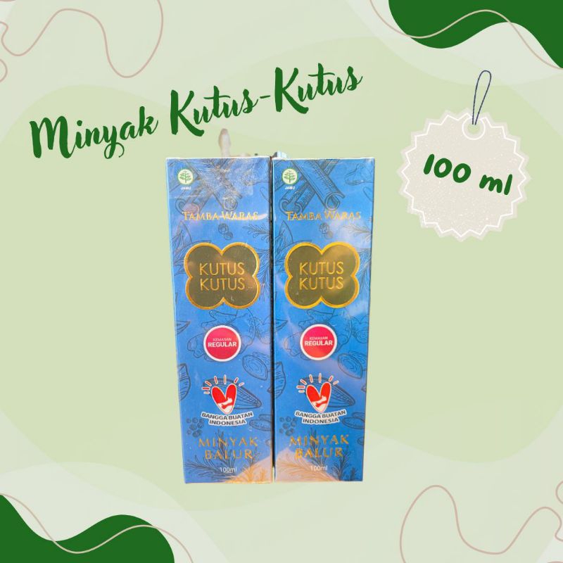 MINYAK KUTUS KUTUS 100 ML ORIGINAL