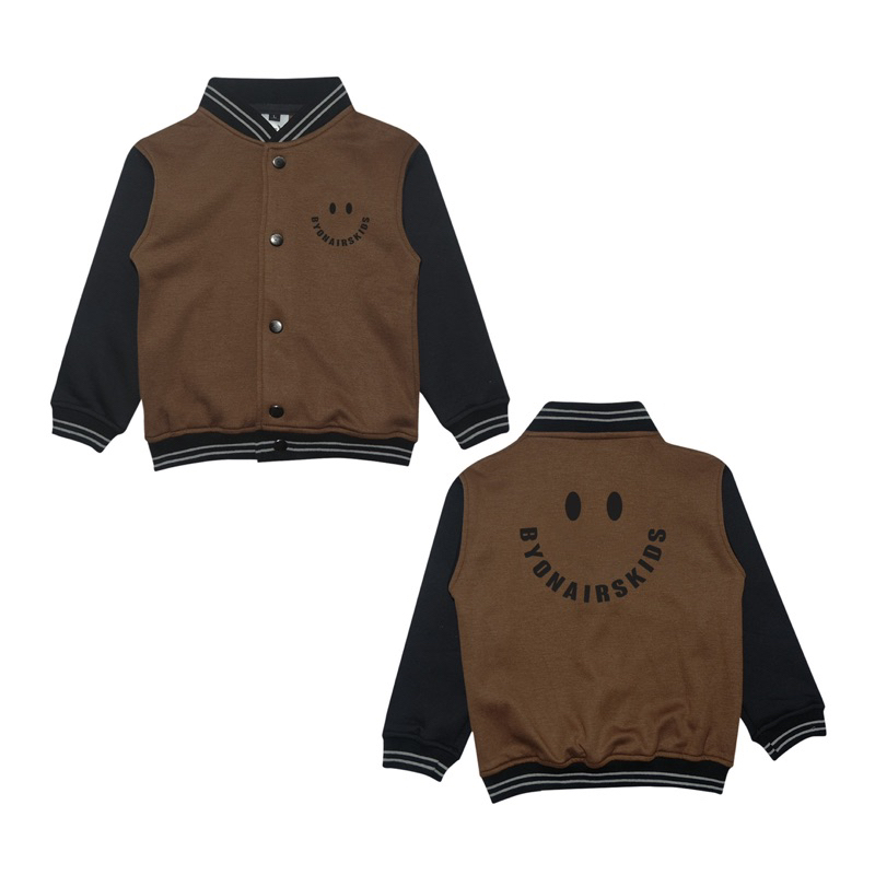 Jacket Varsity Smile Brown byonairs kids