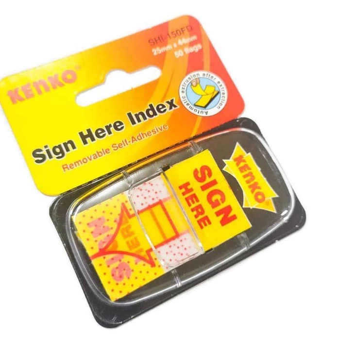 

YUK BELI Sign Here Index SHI15FD