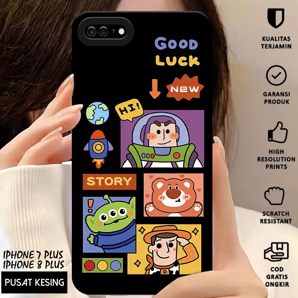 CASE IPHONE 7 PLUS - Casing Hp Iphone 7 Plus Motif TOY STORY - Case Hp - Casing Iphone 7 Plus - Soft